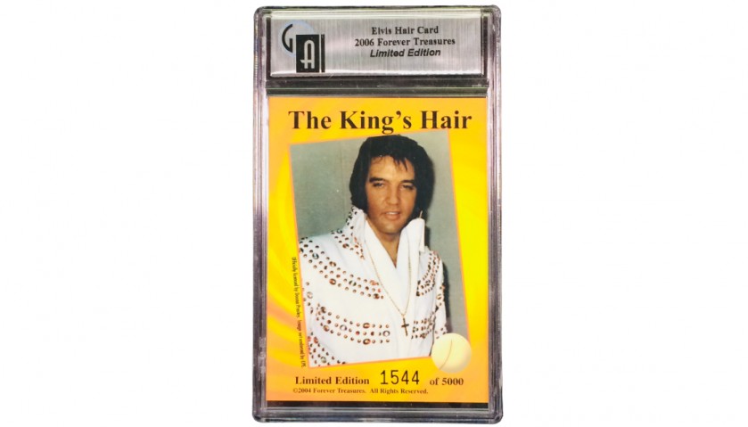 Elvis Presley Limited Edition Hair Card