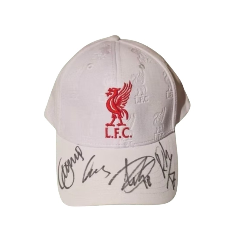 Official Liverpool Cap Signed by Cisse, Klavan, Kuyt, Dudek