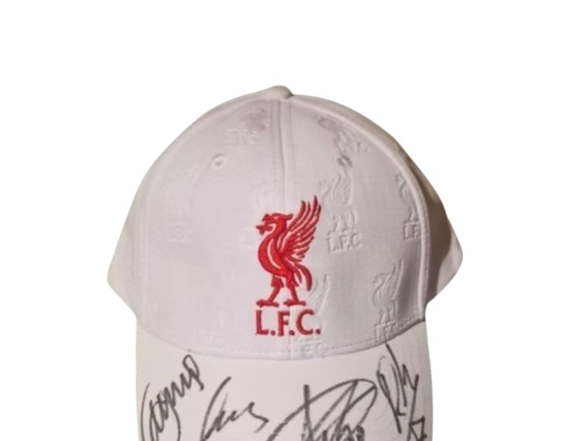 Official Liverpool Cap Signed by Cisse, Klavan, Kuyt, Dudek