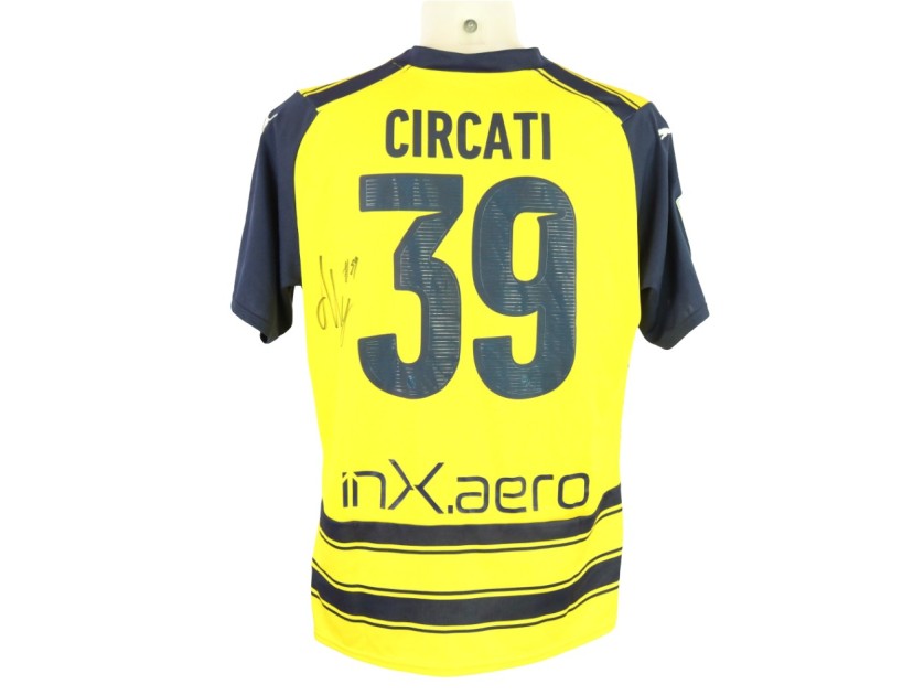 Circati's Unwashed Signed Shirt, Palermo vs Parma 2024