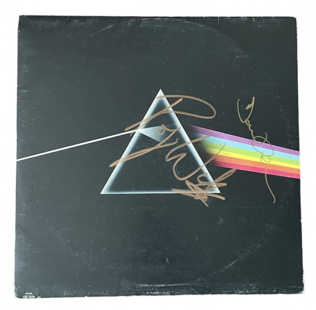 Vinile The Dark Side of the Moon dei Pink Floyd - Autografato -  CharityStars