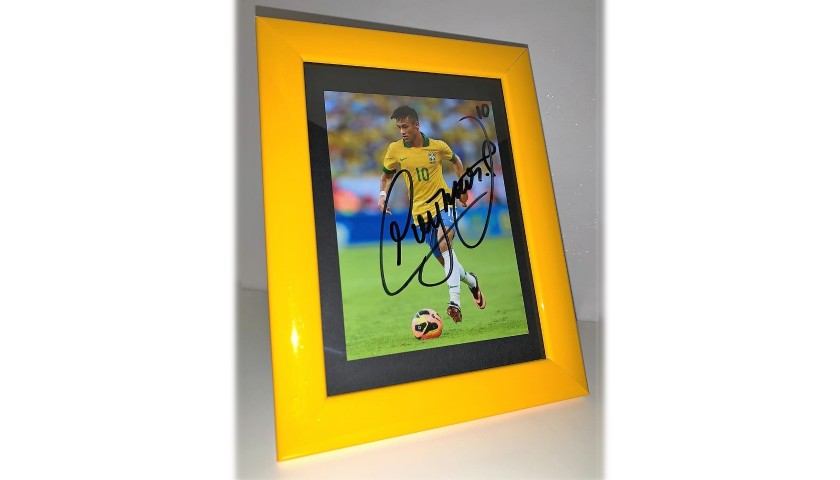 Neymar Signed Photograph