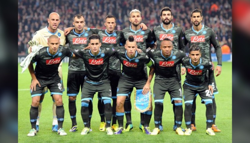 Pandev's Napoli Worn and Signed Shirt, 2013/14 