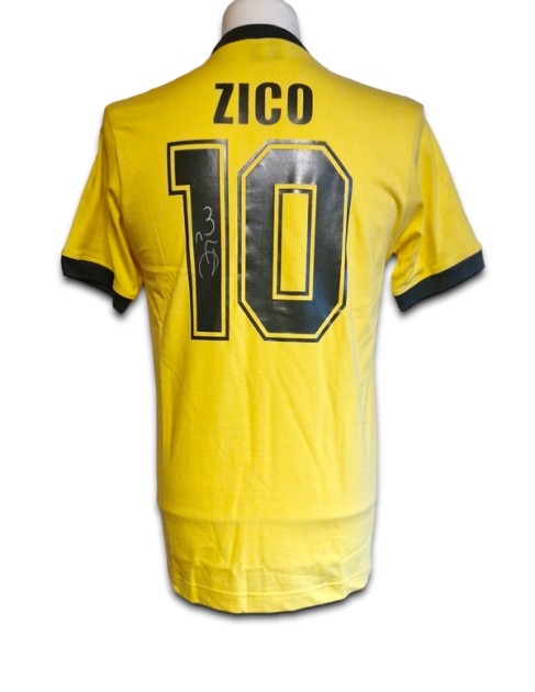 Zico's Brazil Signed Shirt 
