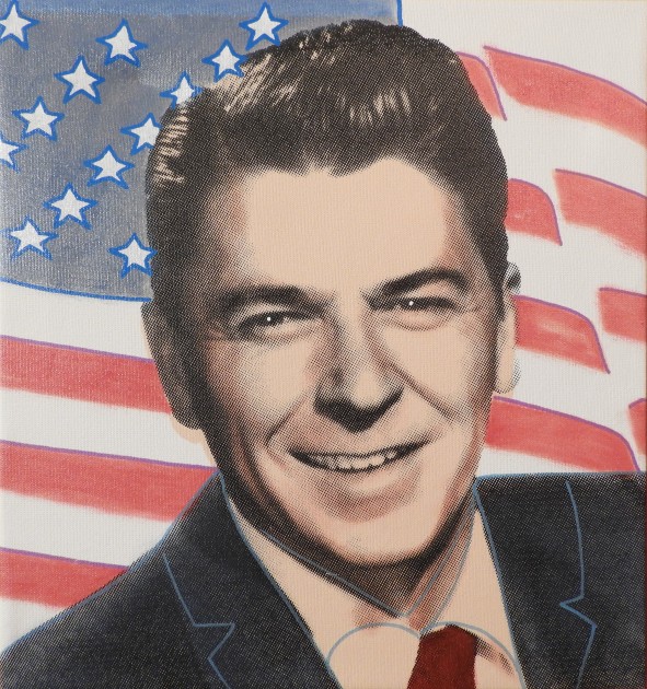 "President Ronald Reagan" by Steve Kaufman