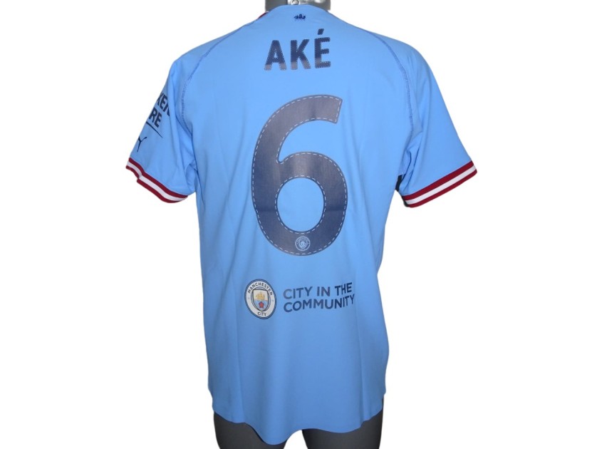 Ake's Match-Issued Shirt, Manchester City vs Manchester United - FA Cup Final 2023
