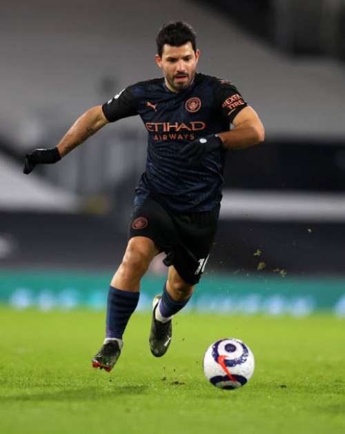 Official Manchester City 20/21 Home Shirt - Signed by Sergio Aguero -  CharityStars