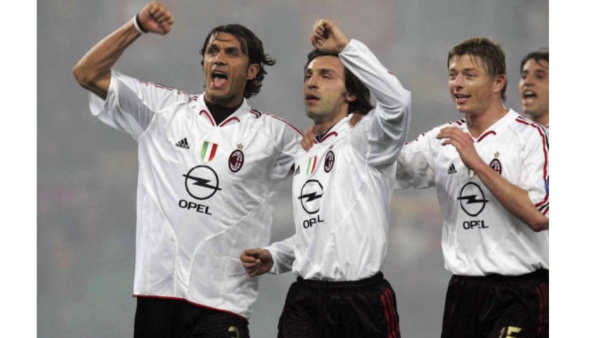 Maldini's AC Milan Signed Match Shirt, 2004/05