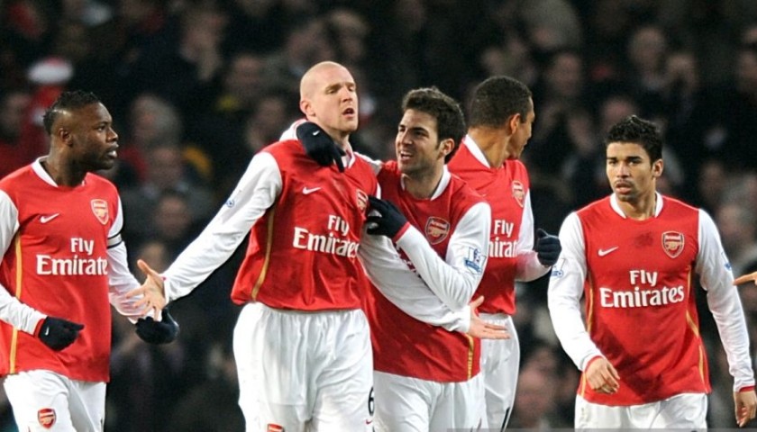 Senderos' Match-Worn Arsenal-Inter Shirt, Emirates Cup 2007