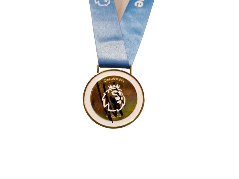 Ilkay Gündogan's Manchester City 2022/23 Signed Premier League Winners Medal