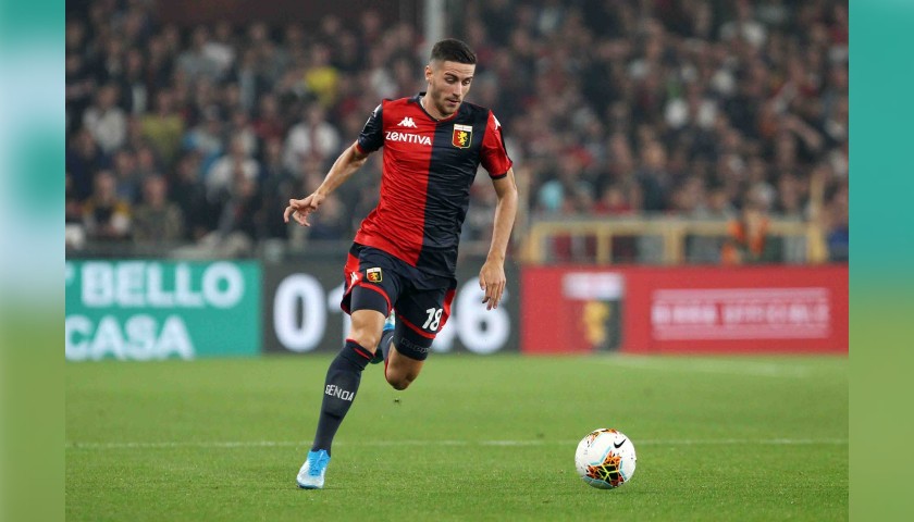 Ghiglione's Genoa Match-Issued Signed Shirt, 2019/20 