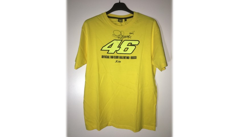 Fan Club VR46 T-Shirt - Signed by Valentino Rossi - CharityStars