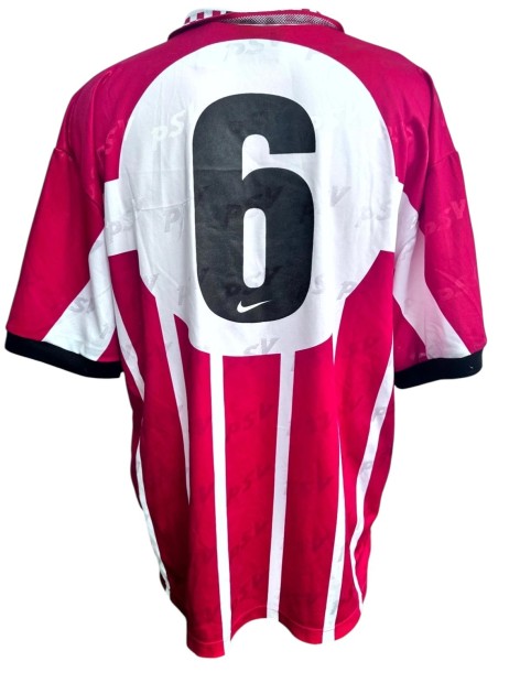 Linskens' PSV Eindhoven Match-Worn Shirt, 1995/96 - Napoli Basket