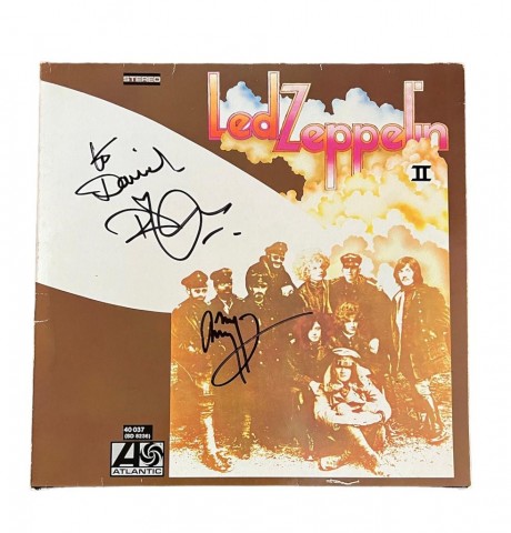 Led Zeppelin Signed 'Led Zeppelin II' Vinyl LP