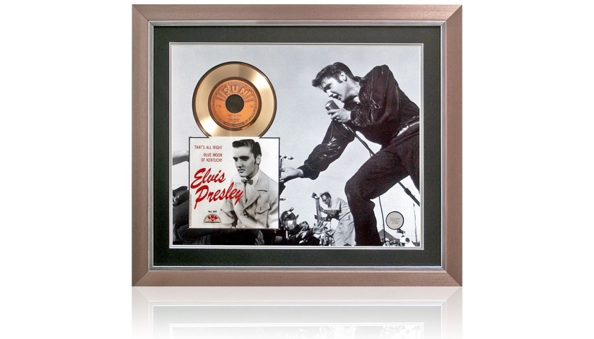 Elvis Presley Limited Edition Gold Disc Presentation