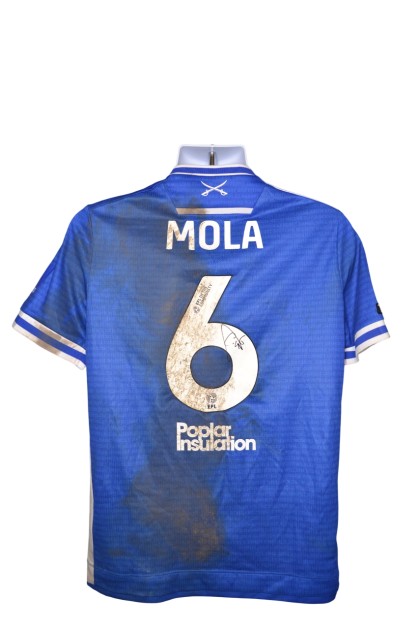 Mola's Bristol Rovers EFL Sky Bet League One Signed Match Worn Shirt, vs Barnsley