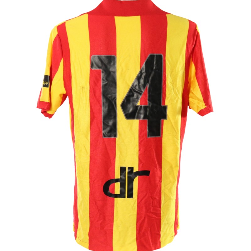 Helgason's Commemorative Unwashed Shirt, Lecce vs Roma 2025