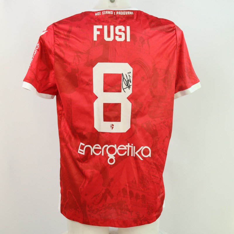 Fusi's Signed Unwashed Shirt, Albinoleffe vs Padova 2024