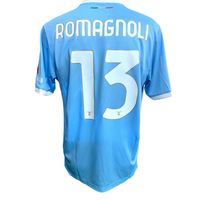 Maglia Gara Romagnoli, Lazio vs Empoli 2024 - Speciale 50° Anniversario Primo Scudetto