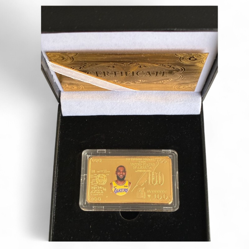 Lebron James Gold Plated Bar