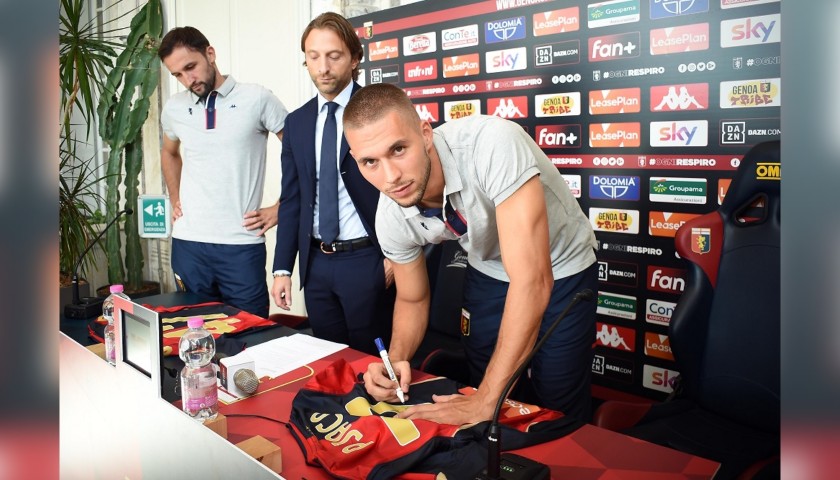 Pjaca's Signed Shirt from Press Conference Presentation