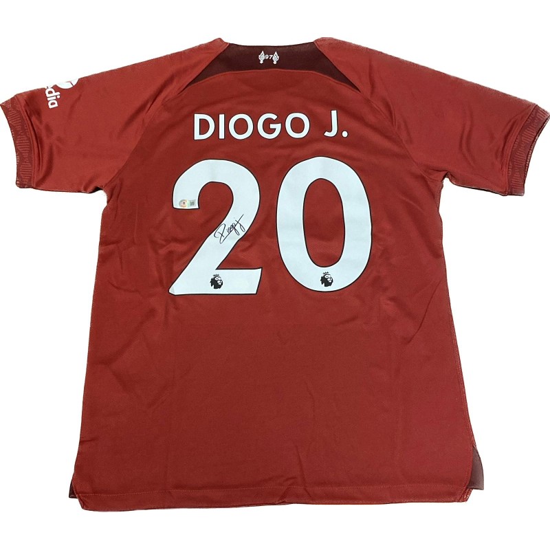 Maglia Replica firmata di Diogo Jota per il Liverpool FC 2022/23