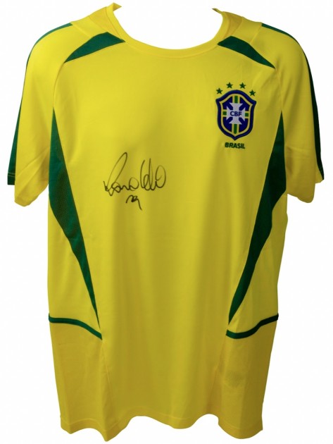 Ronaldo's Official Brazil National Team Signed Shirt