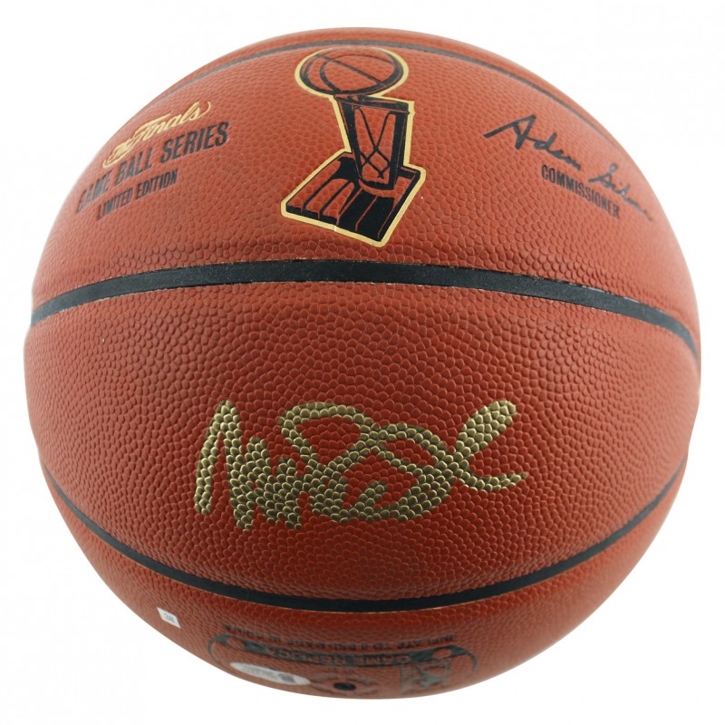 Magic Johnson Signed NBA Finals Basketball