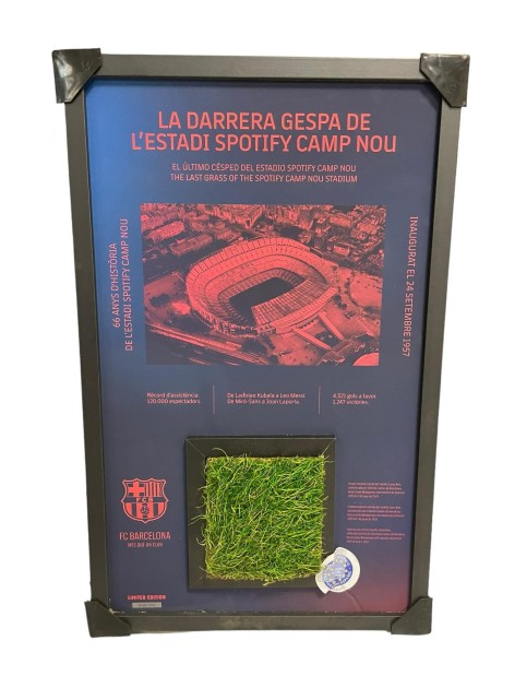 "The Last Turf from the Spotify Campo Nou Stadium" Picture
