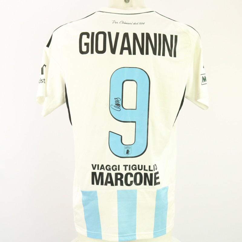 Giovannini's Unwashed Signed Shirt, Virtus Entella vs SPAL 2024