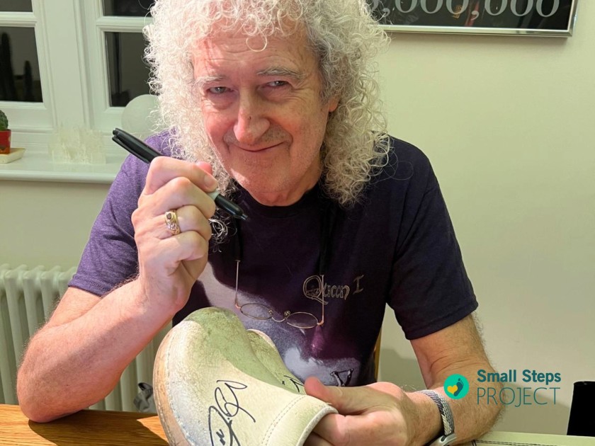 Brian May's Worn and Signed Shoes