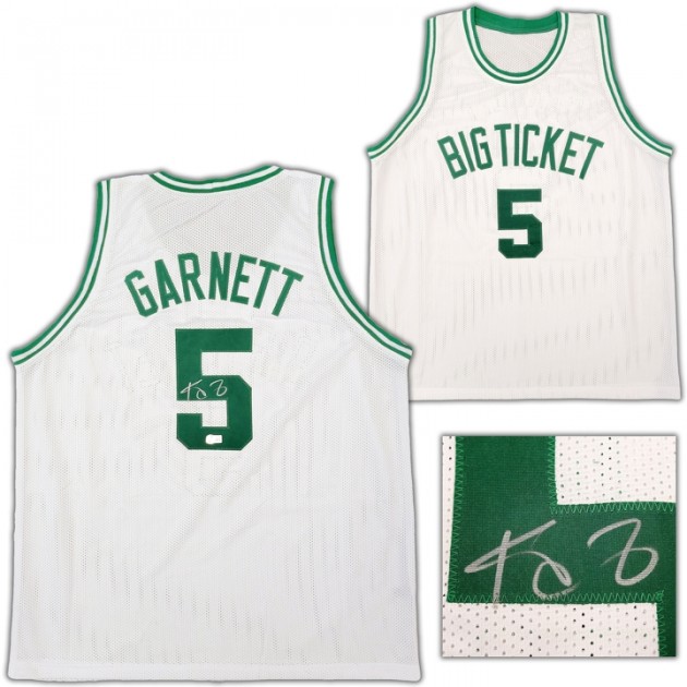 Kevin Garnett Signed Celtics Jersey