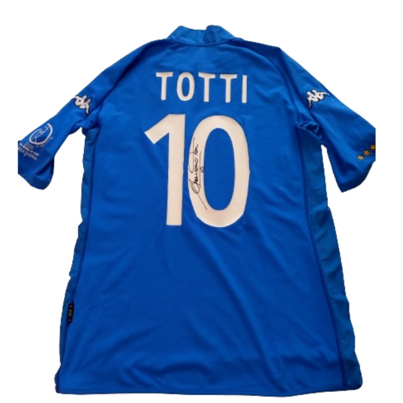 Maglia ufficiale Totti Italia, WC 2002