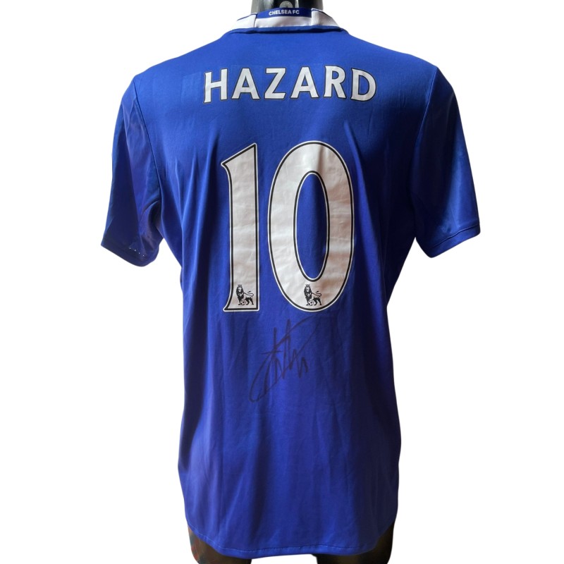 Hazard Official Chelsea Shirt, 2016/17 - Signed with photo proof