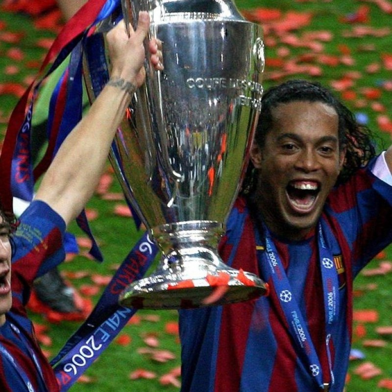 Ronaldinho's FC Barcelona Champions League Match Shirt