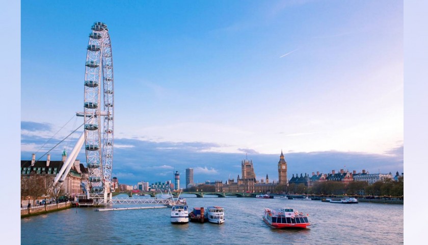 Visit London and Cruise Down the Thames with Lunch for 2 People  