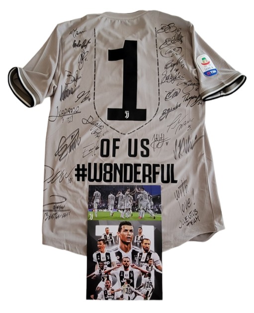 Juventus Celebratory Match Shirt, 2018/19 - Signed by the players