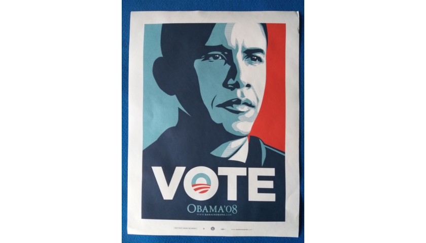 "VOTE" by Shepard Fairey / Obey Giant