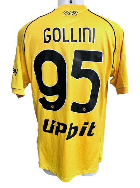 Gollini's Napoli Match Shirt, 2023/24