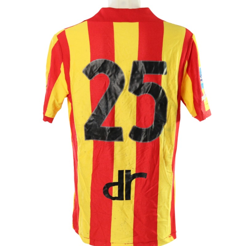 Gallo's Commemorative Unwashed Shirt, Lecce vs Roma 2025