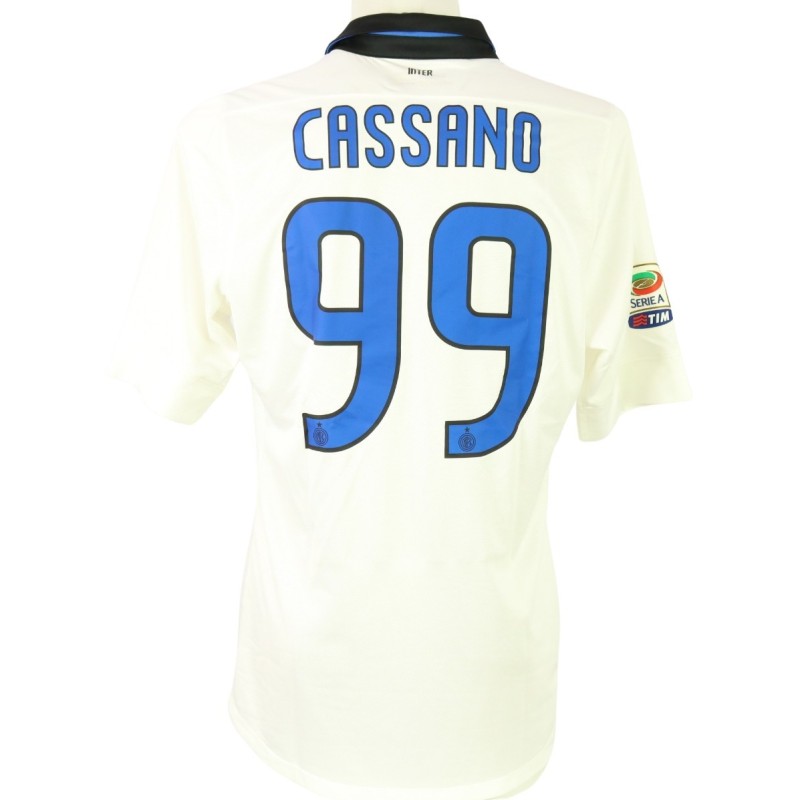 Cassano's Inter Milan Match Shirt, 2011/12