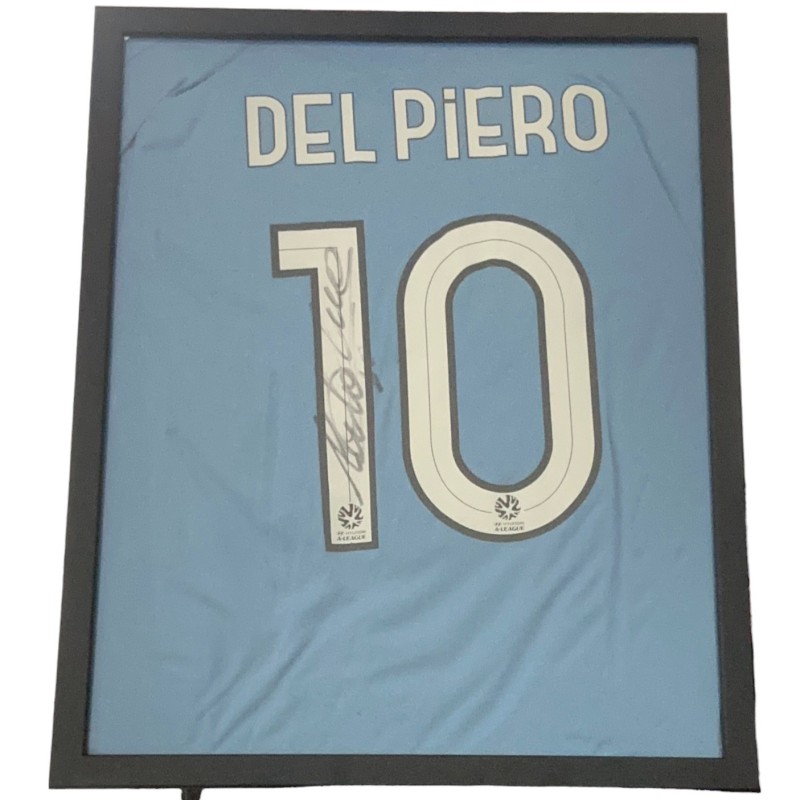 Framed Official Del Piero Sidney Signed Shirt, 2012/13