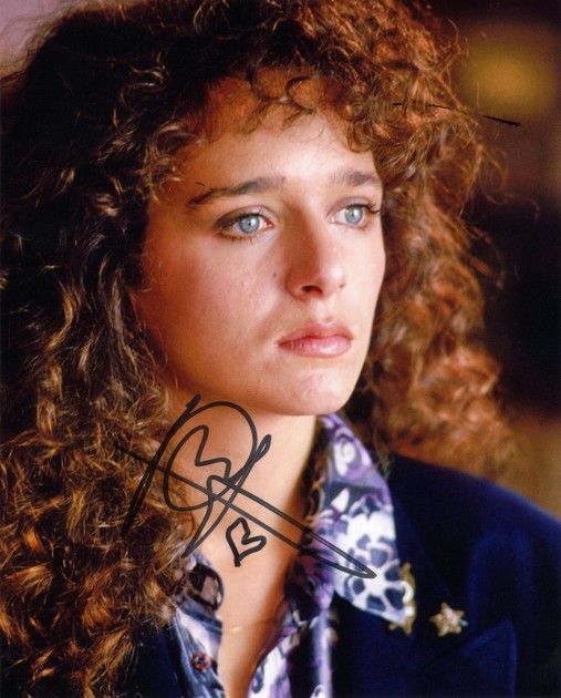 Photograph signed by Valeria Golino
