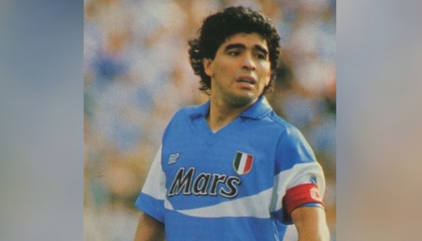 Maradona's Official Napoli 1990/91 Signed Shirt