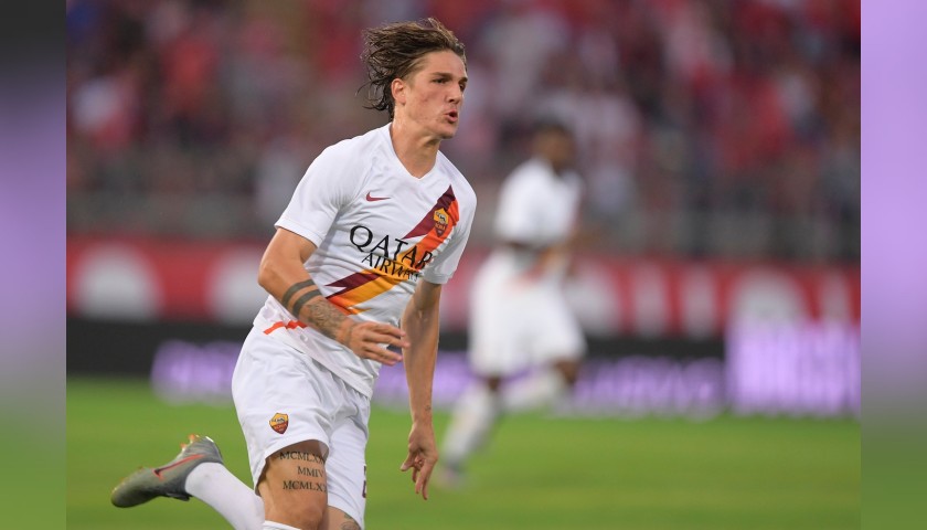 Zaniolo's Official Roma Signed Shirt, 2019/20