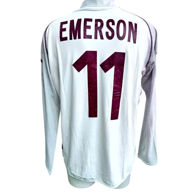 Emerson's Roma Match-Issued Shirt, UCL 2002/03