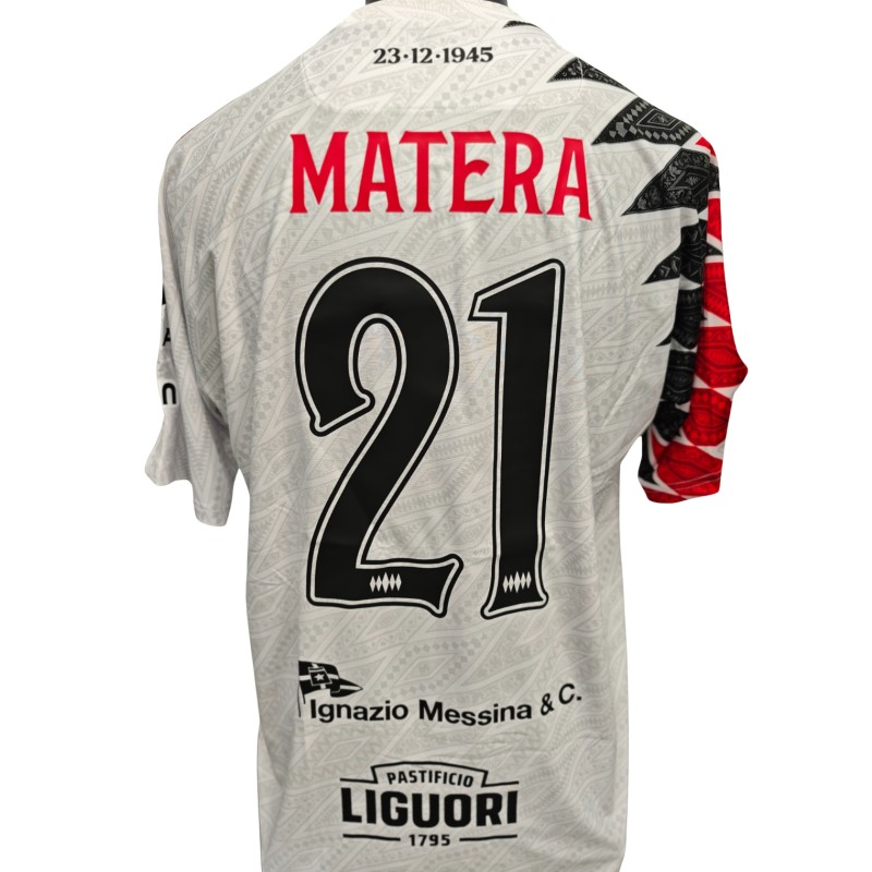 Matera's Comemmorative Match-Worn Shirt + Shorts, Latina vs Sorrento 2026 - 80th Anniversary with RF78 Patch
