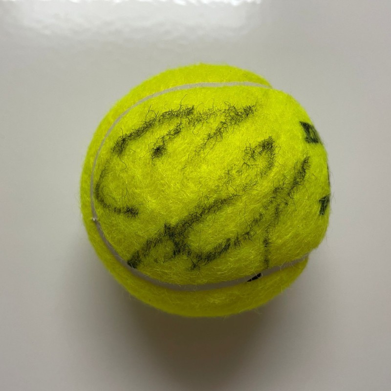 Tennis Ball signed by Zverev Internazionali d'Italia 2024