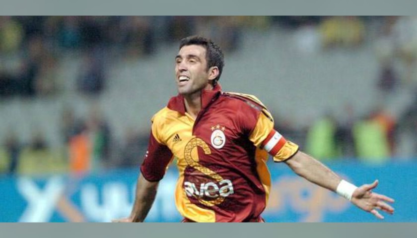 Galatasaray Training Shirt - Signed by Hakan Sukur