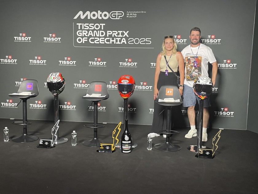 MotoGP™ Post Race Press Conference Experience For Two in Brno, Plus Weekend Paddock Passes & Guests of GRYD-Mlav Racing